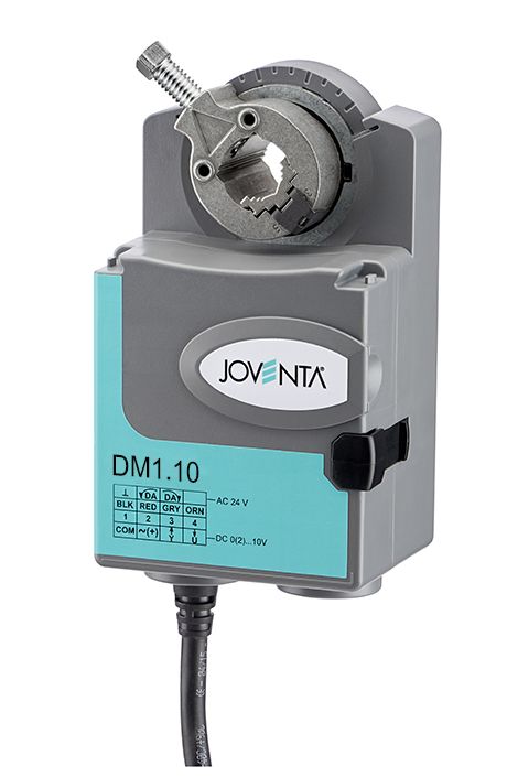 DM1.10 Servomoteur de registre 10 Nm, sans RAZ, alim 24V, commande 2/3 points et 0-10V
