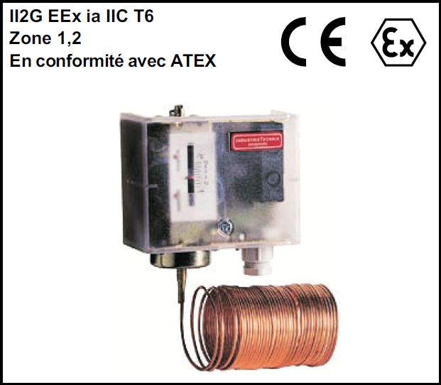 SCH-TBK-FR-2G Thermostat antigel ATEX, pour zone 1 et 2