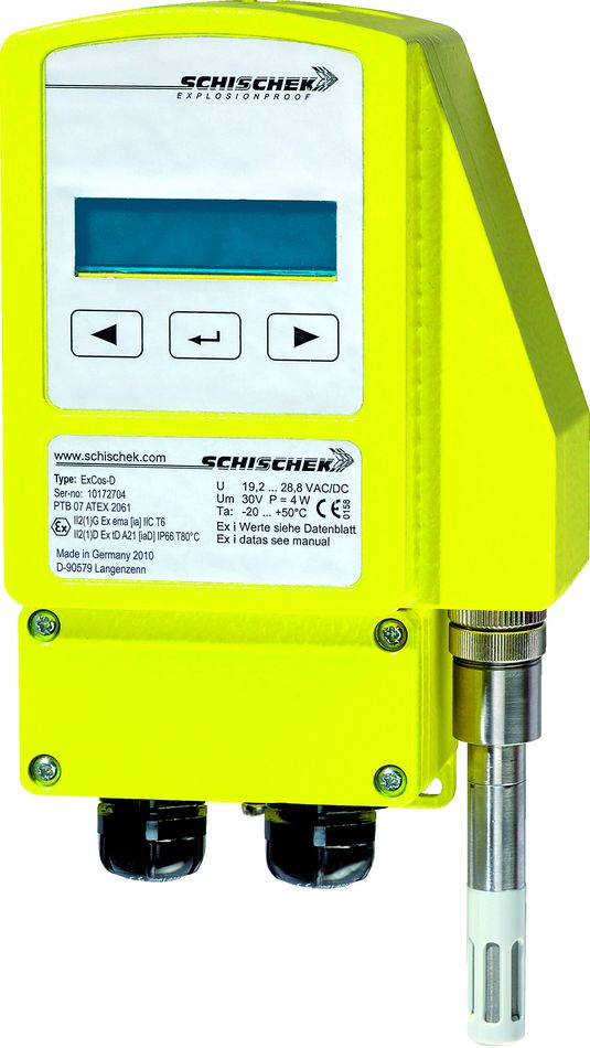 SCH-Ex-Cos-D Transmetteur de température et/ou hygrométrie ATEX avec afficheur