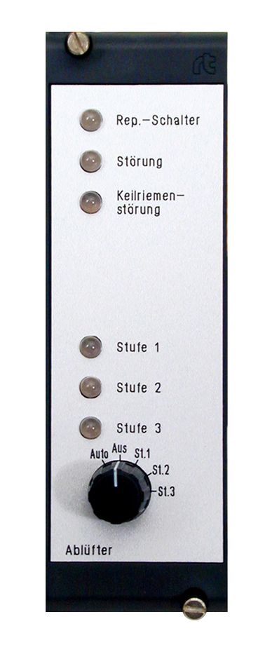 RSL3035 Module 1 avec commutateur 5 positions (en partie basse) et 6 LED (3 en partie basse et 3 en partie haute)
