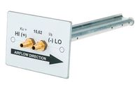 Capteur / Sonde de pression différentielle pour mesure du débit, sortie 0-10V et TOR, boîtier inox