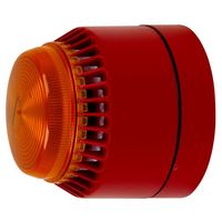 Socle de couleur rouge pour avertisseur sonore et/ou lumineux
