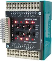Convertisseur / Module relais sans commande manuelle et avec LED, montage rail DIN 